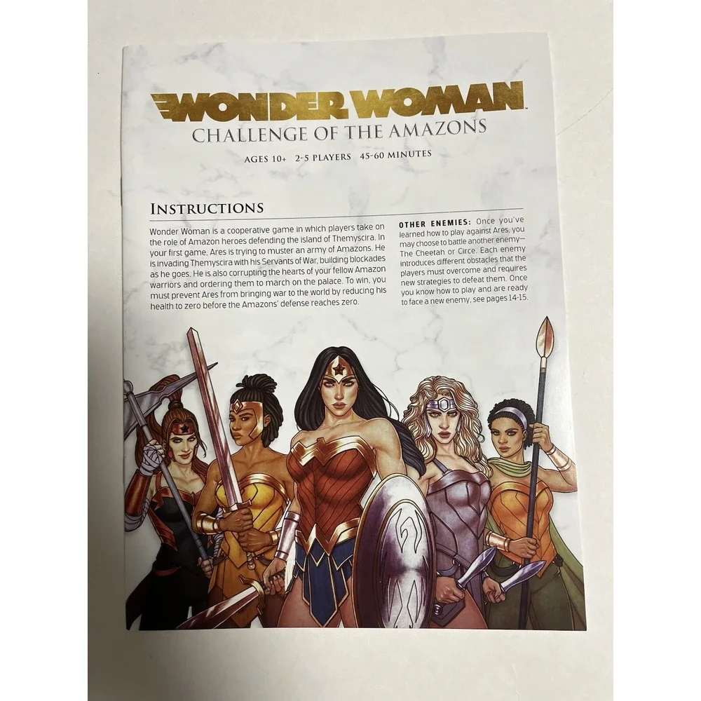 Wonder Woman Challenge Of The Amazon Game‎ No Box